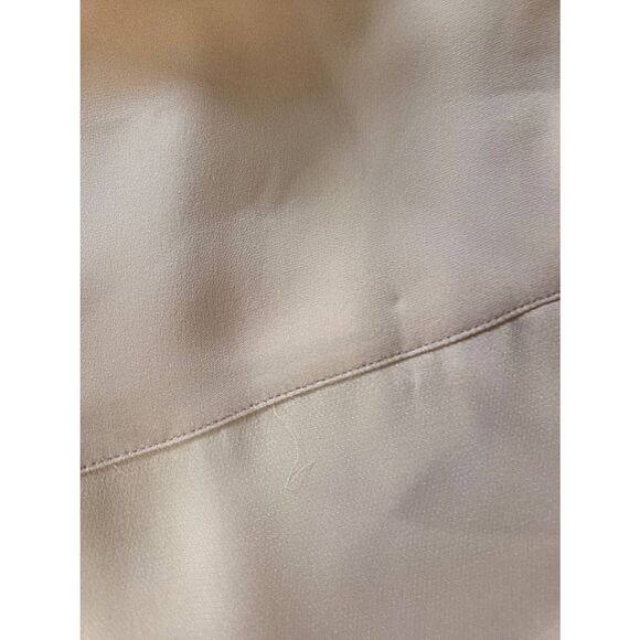 Khaite Callen Nude Silk Ruffle Front Georgette dress sz XS - Picture 6 of 8